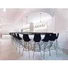 Venkovní stolička Faz by Vondom H 111 cm z polypropylenu a oceli Viadurini