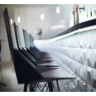 Venkovní stolička Faz by Vondom H 111 cm z polypropylenu a oceli Viadurini