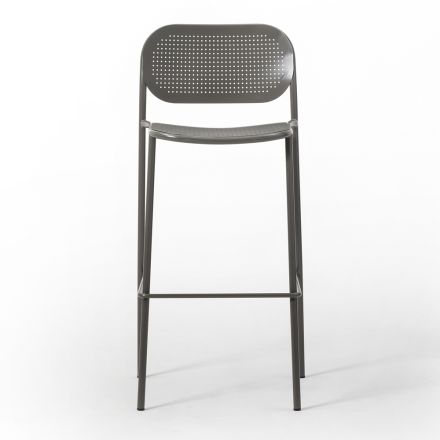 Venkovní stohovatelná kovová stolička Made in Italy 2 kusy - Synergy Viadurini