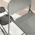 Venkovní stohovatelná kovová stolička Made in Italy 2 kusy - Synergy Viadurini