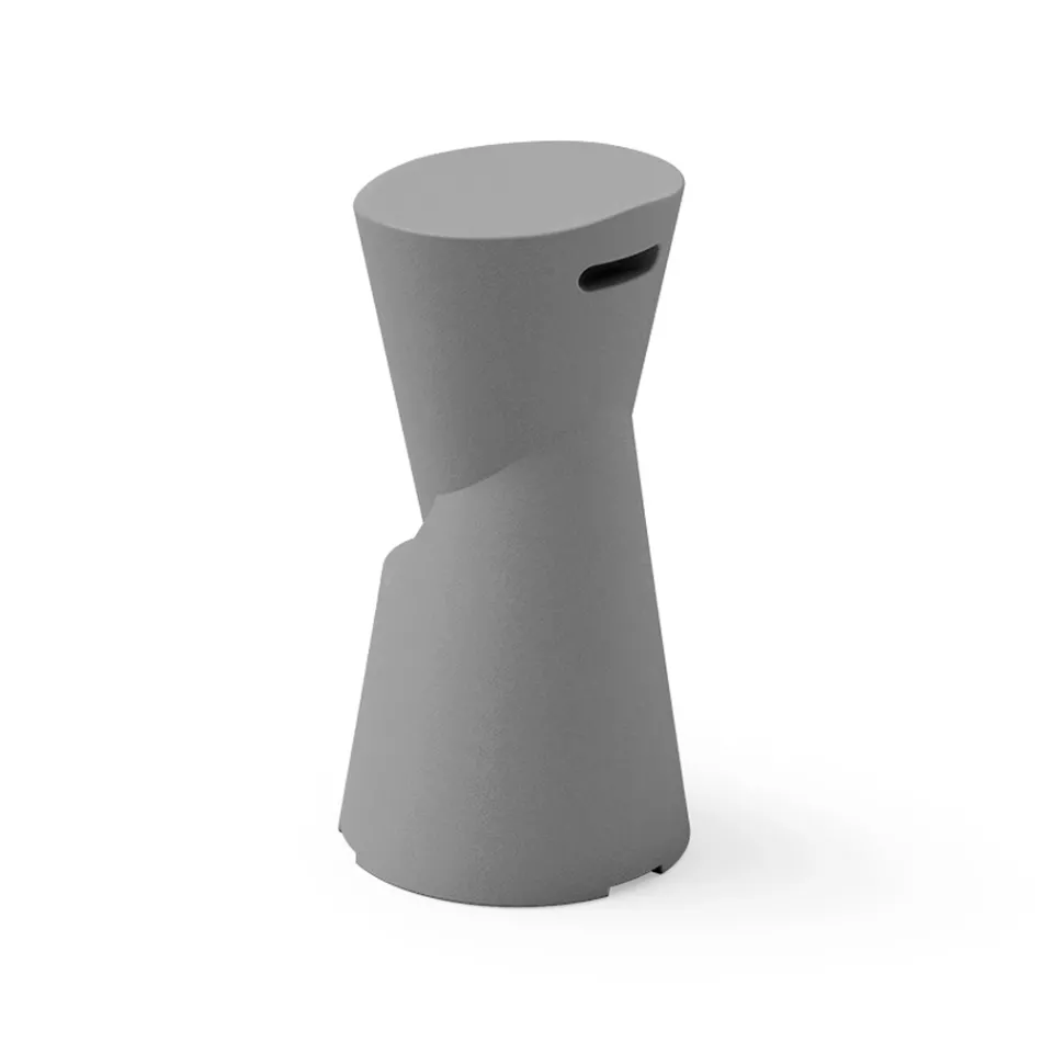 Venkovní taburetka z polyetylenu 7 barev Made in Italy – krémová  Viadurini