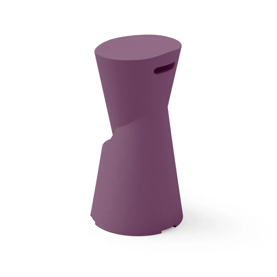 Venkovní taburetka z polyetylenu 7 barev Made in Italy – krémová  Viadurini