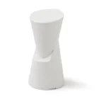 Venkovní taburetka z polyetylenu 7 barev Made in Italy – krémová Viadurini