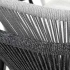 Stohovatelná zahradní stolička z hliníku a technické tkaniny - inteligentní od společnosti Varaschin Viadurini