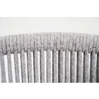 Stohovatelná zahradní stolička z hliníku a technické tkaniny - inteligentní od společnosti Varaschin Viadurini