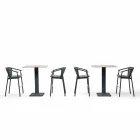 Stohovatelná zahradní stolička z hliníku a technické tkaniny - inteligentní od společnosti Varaschin Viadurini