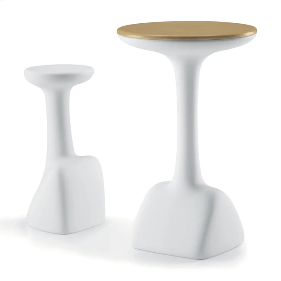 Zahradní stolička z barevného polyetylenu Made in Italy - Stromboli Viadurini