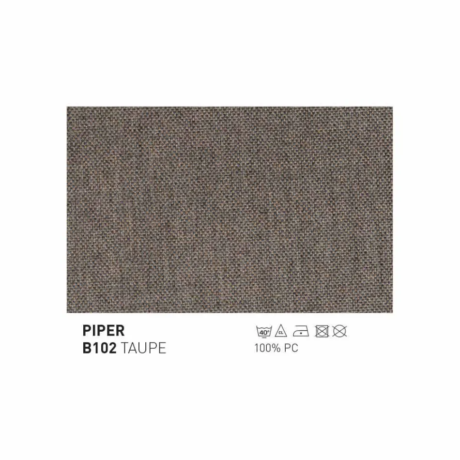 Varaschin System zahradní stolička z čalouněné tkaniny a hliníku Viadurini