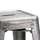 Železná stolička do interiéru a exteriéru výška 45 cm - papírnictví Viadurini