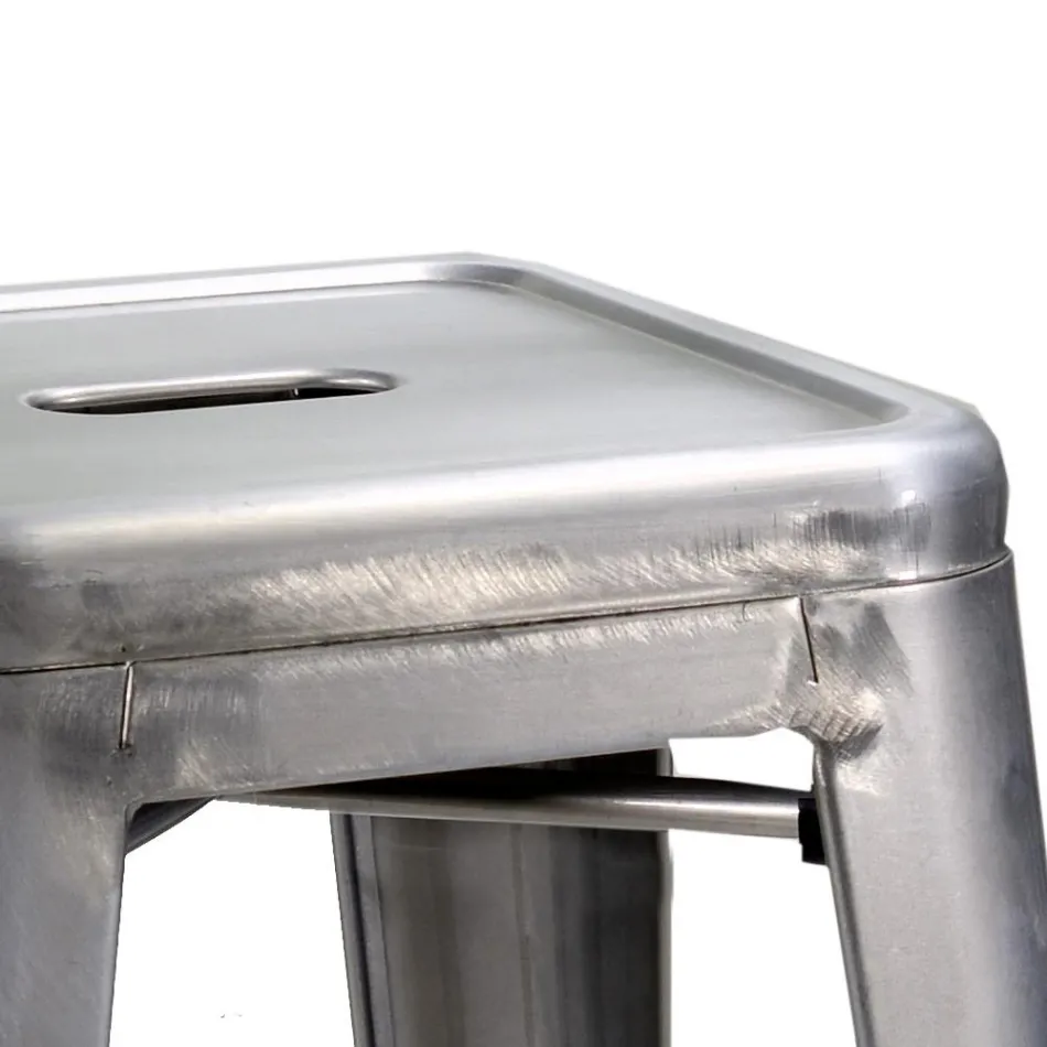 Železná stolička do interiéru a exteriéru výška 45 cm - papírnictví Viadurini