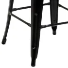 Stolička do interiéru a exteriéru ze železa a dřeva - papírnictví Viadurini