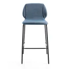 Elegantní moderní designová stolička do obývacího pokoje z látky s okrajem - Scarat Viadurini