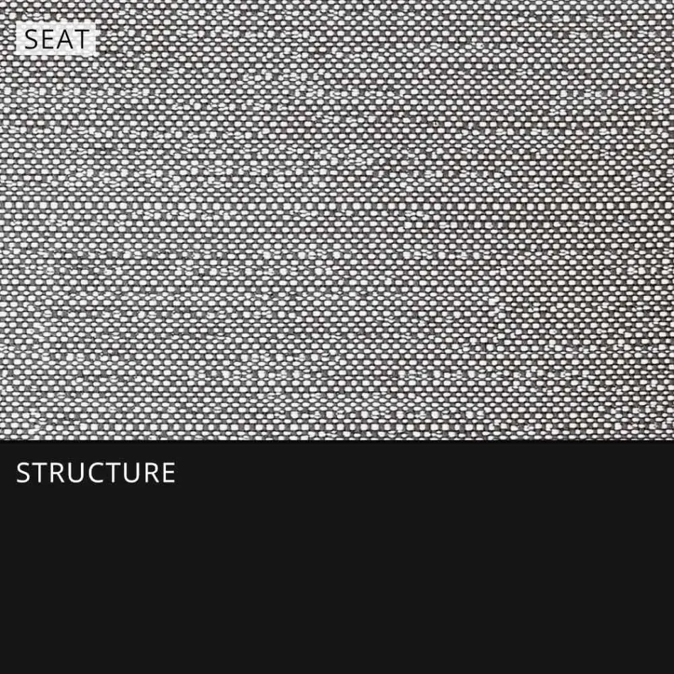 Venkovní designová stolička z vysoce kvalitního hliníku, 3 kusy - Filomena Viadurini