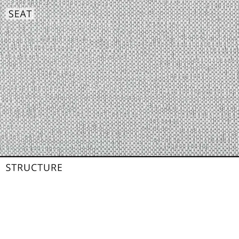Venkovní designová stolička z vysoce kvalitního hliníku, 3 kusy - Filomena Viadurini