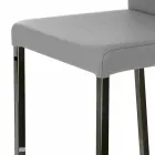 Moderní designová stolička s Alwyn H 86 cm zpět, vyrobená v Itálii Viadurini