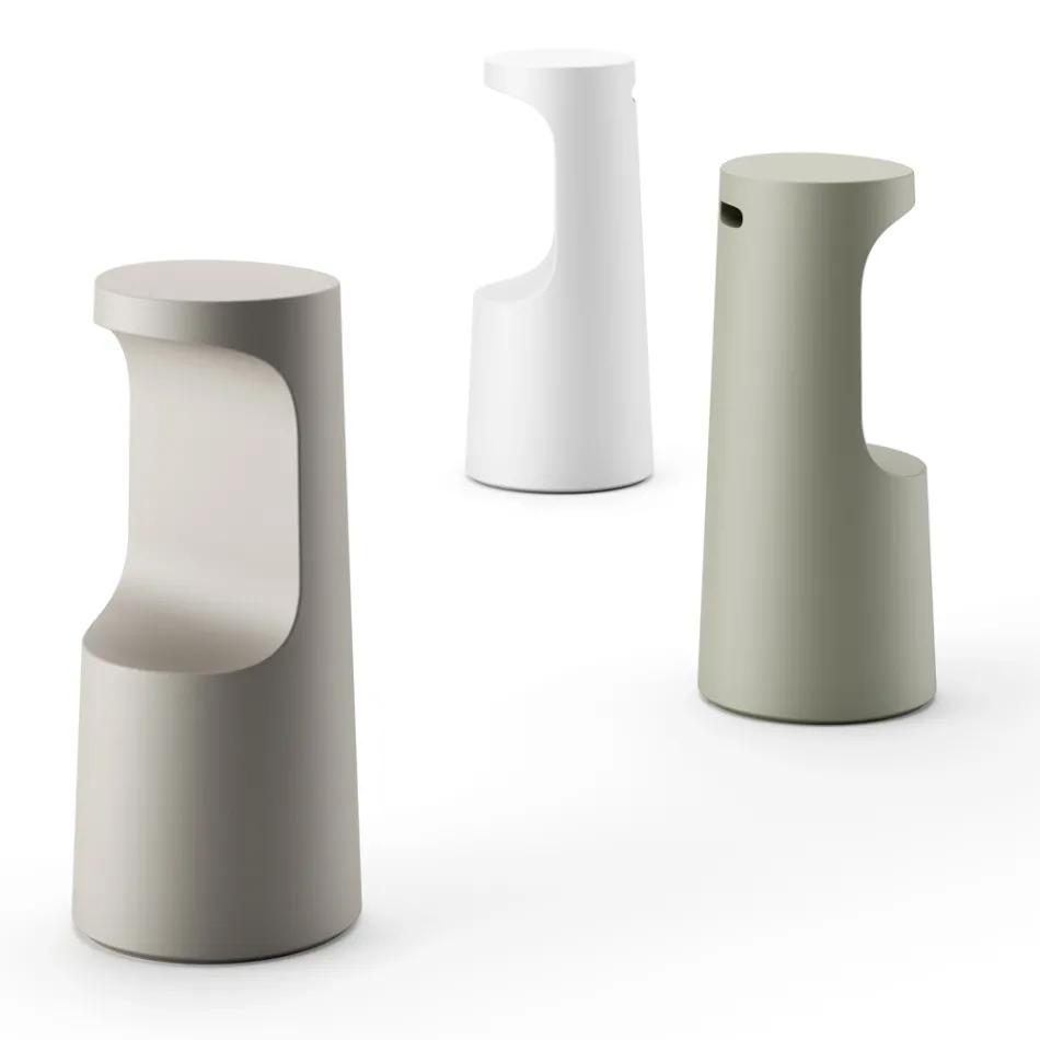 Vysoce designová stolička z matného polyetylenu pro venkovní použití Made in Italy - Forlina Viadurini