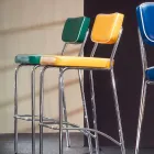 Design stolice 50 let v umělé graffiti Unica Viadurini