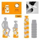 Venkovní nebo vnitřní stohovatelná stolička bílá nebo černá 2 kusy - Liberty od Myyour Viadurini