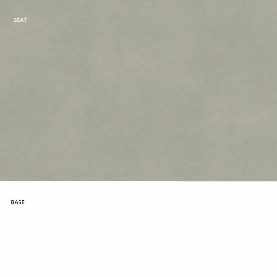 Faux kožená pevná stolička, moderní design H 65 cm - Alina Viadurini