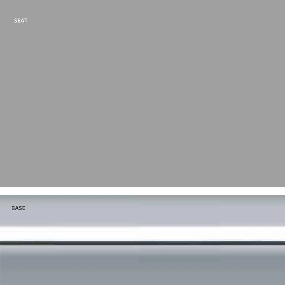 Faux kožená pevná stolička, moderní design H 65 cm - Alina Viadurini