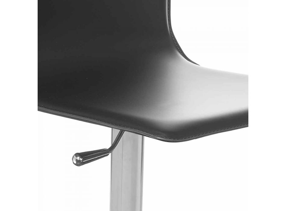 Otočná stolička s moderní designovou zádovou opěrkou Gord, H 113 cm Viadurini