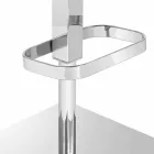 Otočná stolička s moderní designovou zádovou opěrkou Gord, H 113 cm Viadurini