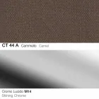 Otočná stolička z látky a oceli s plynovým zvedákem vyrobená v Itálii - Marchesi Viadurini