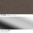 Otočná stolička z látky a oceli s plynovým zvedákem vyrobená v Itálii - Marchesi Viadurini