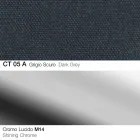 Otočná stolička z látky a oceli s plynovým zvedákem vyrobená v Itálii - Marchesi Viadurini