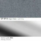 Otočná stolička z látky a oceli s plynovým zvedákem vyrobená v Itálii - Marchesi Viadurini