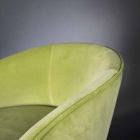Čalouněná a čalouněná stolička s kovovou konstrukcí vyrobena v Itálii - Antverpy Viadurini