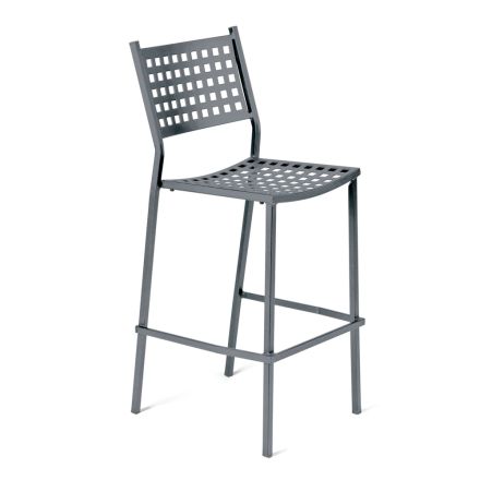 Stohovatelná venkovní stolička z lakované oceli Made in Italy - Nilda Viadurini