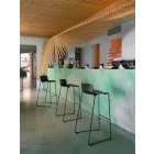 Stohovatelná stolička z kovu a polypropylenu Vyrobeno v Itálii, 2 kusy - Charla Viadurini