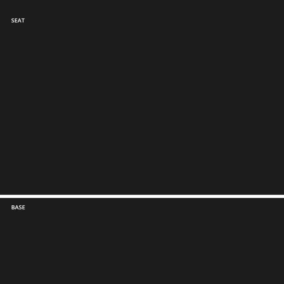 Stohovatelná stolička z kovu a polypropylenu Vyrobeno v Itálii, 2 kusy - Charla Viadurini
