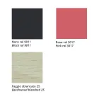 Stolička z masivního buku s látkovým sedákem Made in Italy - Regensburg Viadurini