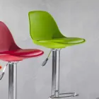 Stolička z polypropylenu, moderní design a výtah - růžová Viadurini