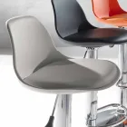 Stolička z polypropylenu, moderní design a výtah - růžová Viadurini