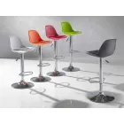 Stolička z polypropylenu, moderní design a výtah - růžová Viadurini