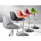 Stolička z polypropylenu, moderní design a výtah - růžová Viadurini