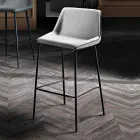 Moderní barevný kovový a látkový taburet vyrobený v Itálii - Marianet Viadurini