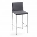 Moderní stolička Alwyn H 94 cm eko-kůže vyrobená výhradně v Itálii