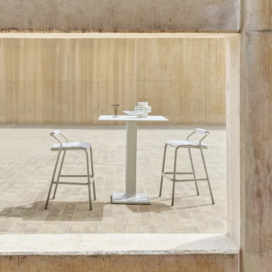 Venkovní taburet s polštáři součástí Made in Italy - Noss by Varaschin Viadurini