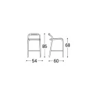 Venkovní taburet s polštáři součástí Made in Italy - Noss by Varaschin Viadurini