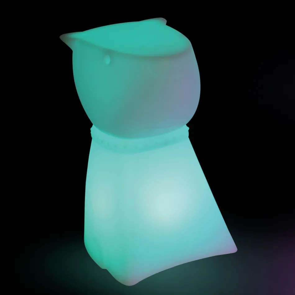 Dobíjecí venkovní stolička ve tvaru psa z polypropylenu - Ardea Viadurini