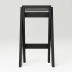 Skládací a stohovatelná stolička z masivního jasanu - Napište Viadurini