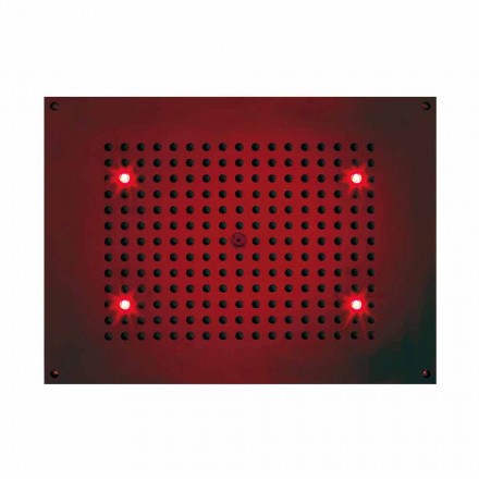 Hlavová sprcha Bossini Obdélníkový tryskáč s chromoterapií Viadurini