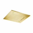 Nerezová stropní sprchová hlavice se 3 tryskami vyrobená v Itálii - Frido Viadurini