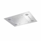 Ocelová sprchová hlavice s chromoterapií a Bluetooth Made in Italy - Elbo Viadurini