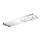 Ocelová sprchová hlavice s dešťovou tryskou vyrobená v Itálii - Nairobi Viadurini