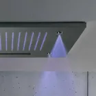 Sprchová hlavice z nerezové oceli s chromoterapií vyrobená v Itálii - solver Viadurini